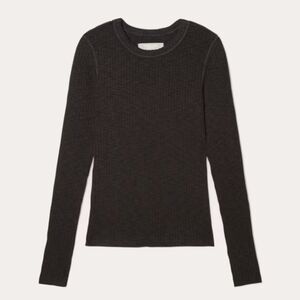 EVERLANE cozy-rib long-sleeve tee NWT
